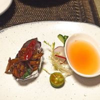 Braised mushrooms at Living Lab in Hangzhou