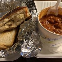 Grilled cheese and chili  at Galaxy Hut in Arlington