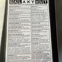 Menu  at Galaxy Hut in Arlington