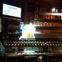 The bar at Galaxy Hut in Arlington