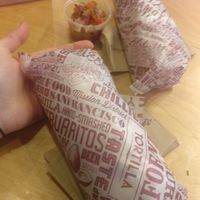 "Large" burrito at Tortilla in Liverpool