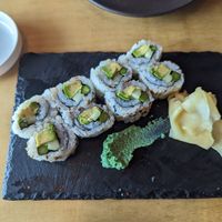 Vegan sushi at Single Fin in Nags Head