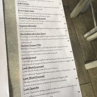 Special menu,  select items can be made vegan at Blu Kouzina in Sarasota