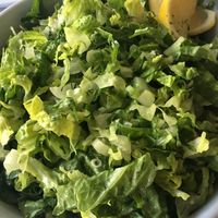 Lettuce salad, so fresh! at Blu Kouzina in Sarasota