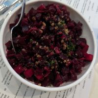 Beet and Apple Salad with Walnuts at Blu Kouzina in Sarasota