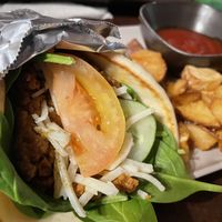 Vegan “Gyro”   at Pa' Comer Sano in Vega Baja