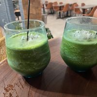 Green juice   at Pa' Comer Sano in Vega Baja