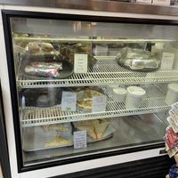Vegan bagel dog, vegan cookies, vegan mushroom turnover, vegan spinach turnover at Balsam Bagels in Rochester