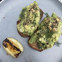 Avo toast   at Code Black Coffee in Brunswick
