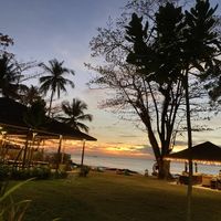 View from the beach front restaurant at Khaolak Merlin Resort in Khao Lak