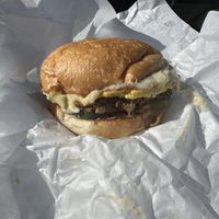 Breakfast sandwich  at Allegro Bakery in Pittsburgh