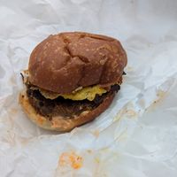 Breakfast sandwich at Allegro Bakery in Pittsburgh