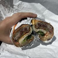 The tofu bahn mi lunch sandwich - absolutely incredible   at Allegro Bakery in Pittsburgh
