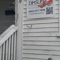 outside at Cai's Dim Sum Catering in Brattleboro