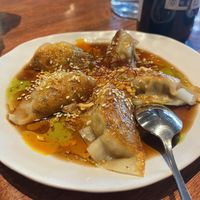 Home made dumplings  at Vego Delish in Perth