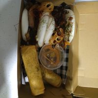 Bap buns & spring rolls at Vego Delish in Perth