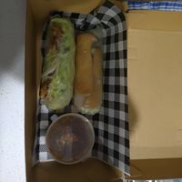 Rice paper rolls at Vego Delish in Perth