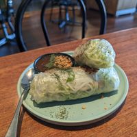 Cold rolls at Vego Delish in Perth