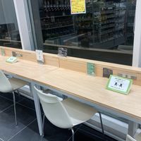 Eat-in area at Bio c' Bon - Sakuragicho in Yokohama