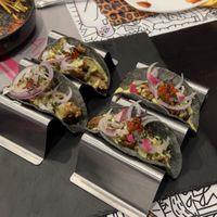 Tacos pulled pork vegano  at Mahara in A Coruna