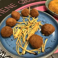Croquetas with Mushrooms and Blue Chesse  at Mahara in A Coruna