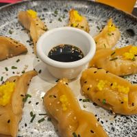 Gyozas de verduritas at Mahara in A Coruna