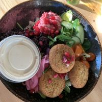 Falafel dreams with fresh Tahin And munt   at BRUTALE in Helsingborg