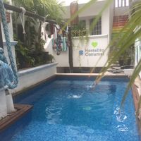 The view from our table ✨ at Coral Restaurante in Cozumel