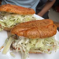 Pambazos at Coral Restaurante in Cozumel