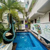 Located in a hostel   at Coral Restaurante in Cozumel