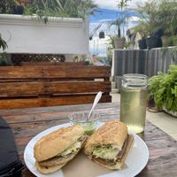 Milanese sandwich   at Coral Restaurante in Cozumel