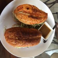 Pambazos  at Coral Restaurante in Cozumel