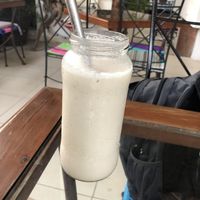 Mazzapán smoothie  at Coral Restaurante in Cozumel