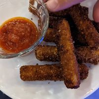 Cheese sticks at Coral Restaurante in Cozumel