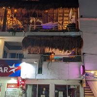 Restaurant up stairs on right at Coral Restaurante in Cozumel