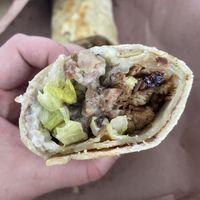 Burrito with steak (seitan)   at Coral Restaurante in Cozumel