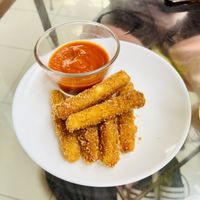 Mozzarella sticks   at Coral Restaurante in Cozumel