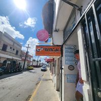 Entrance up stairs at Coral Restaurante in Cozumel