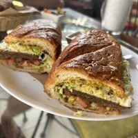 Baguette (the without steak option)  at Coral Restaurante in Cozumel