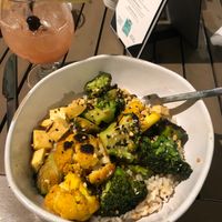 Buddha bowl with tofu at Lake Park Diner in Naples