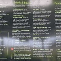 Salad and bowls at Lake Park Diner in Naples