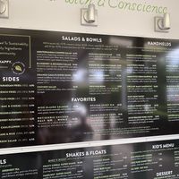 Menu clearly marked for Vegetarian and Vegan options   at Lake Park Diner in Naples