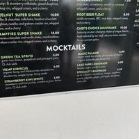 Fun mocktails  at Lake Park Diner in Naples