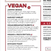 Amazing vegan options.  at Breakfast Republic in Costa Mesa