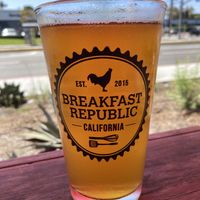 Breakfast beer at Breakfast Republic in Costa Mesa