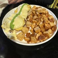 Jaminn Bennie   at Breakfast Republic in Costa Mesa