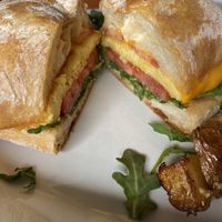 Breakfast sandwich  at Brunch Bird in Austin