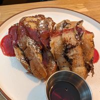 Brunch French toast at Rascal's in Santa Barbara