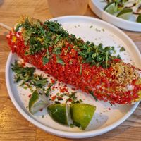 Spicy Elote at Rascal's in Santa Barbara