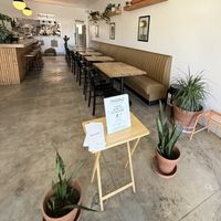 Interior, grab a menu and counter to order is in the back on your left   at Rascal's in Santa Barbara